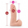 X5   5" cock with spine  flexible