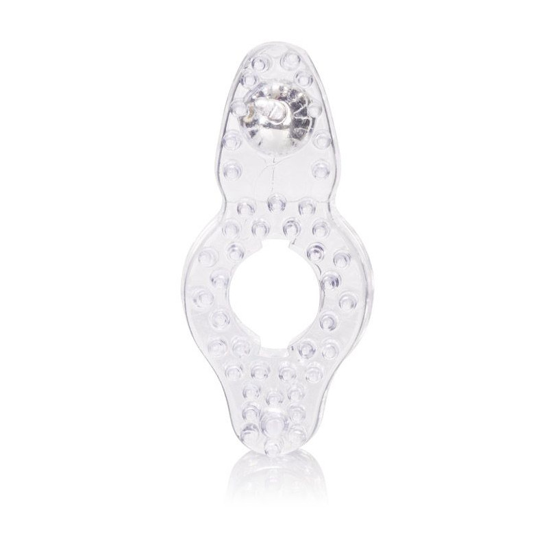 Basic Essentials Teaser Enhancer Dual Action Cock Ring Penis Erection Enhancer