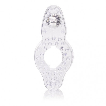 Basic Essentials Teaser Enhancer Dual Action Cock Ring Penis Erection Enhancer