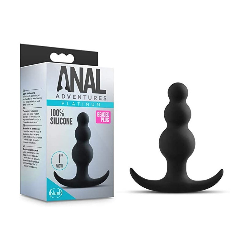 PLUG BEADED  ANAL ADVENTURES 1"