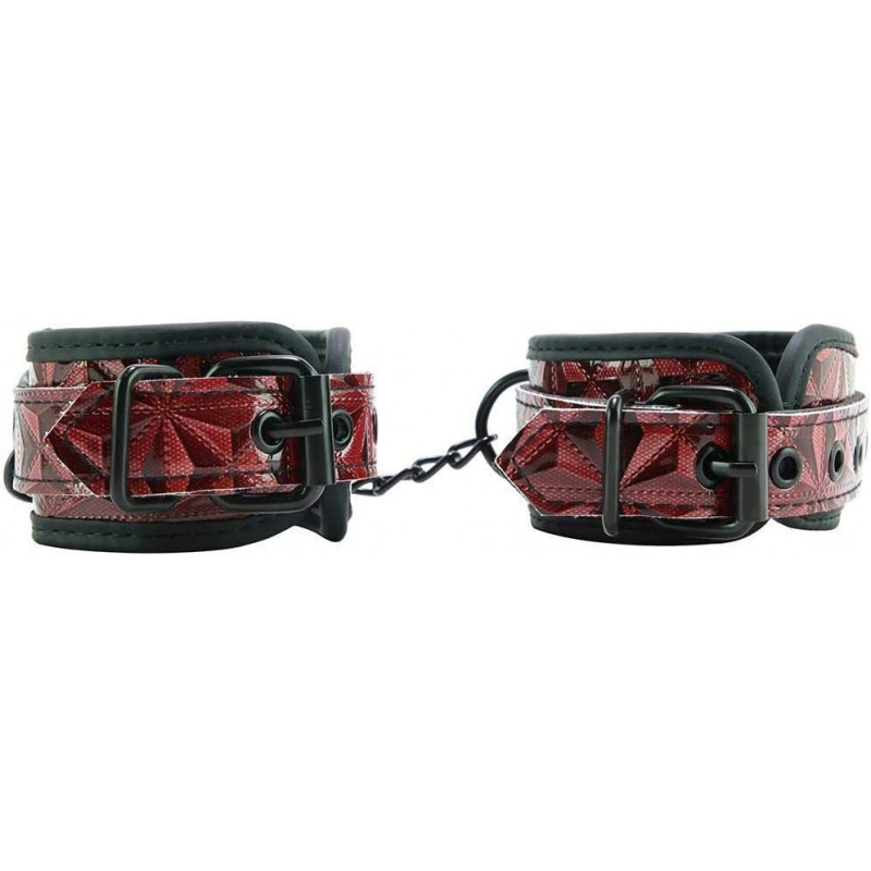 LUXURY ANKLE CUFFS BURGUNDY ESPOSAS DE LUJO PARA TOBILLO