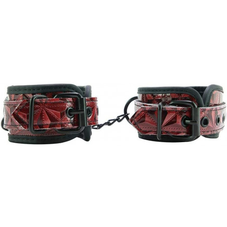 LUXURY ANKLE CUFFS BURGUNDY ESPOSAS DE LUJO PARA TOBILLO