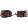 LUXURY ANKLE CUFFS BURGUNDY ESPOSAS DE LUJO PARA TOBILLO