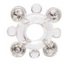 ENHANCER RING WITH BEADS   ANILLO GRUESO CON TEXTURA