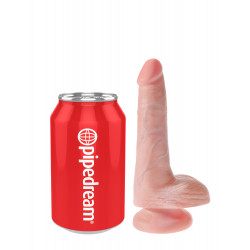 KING COCK 6"(15 CM) DILDO REALISTA  CON TESTICULOS