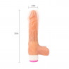 VIBRADOR LUV PLEASER FORMA DE PENE CON TESTICULOS