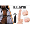DR SPIN 8"  VIBRADOR GIRATORIO FORMA DE PENE  DR SKIN