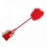 FUSTA CON PLUMA OUCH!! roja