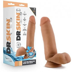 DR. SKIN GLIDE 7" DILDO SE...