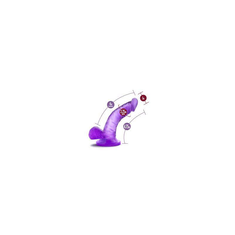 4" Dildo mini cock  con base de succión