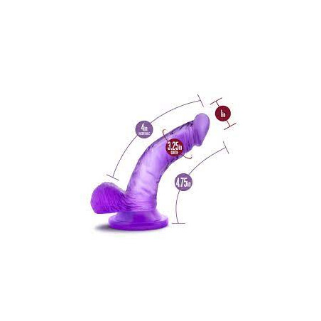 4" Dildo mini cock  con base de succión