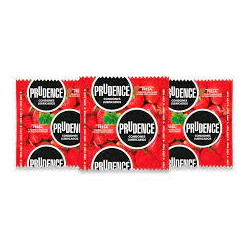 PRUDENCE SABOR Y AROMA FRESA 3 CONDONES