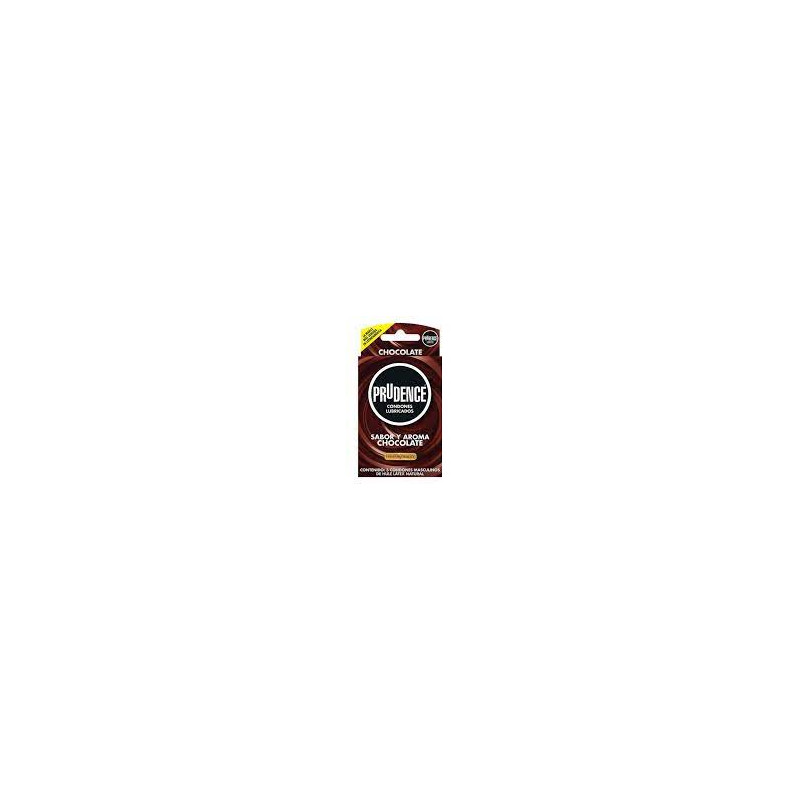 PRUDENCE SABOR Y AROMA CHOCOLATE 3 CONDONES