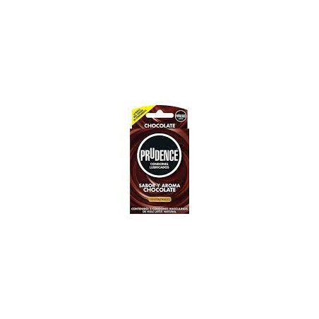 PRUDENCE SABOR Y AROMA CHOCOLATE 3 CONDONES