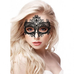 PRINCESS BLACK LACE MASK