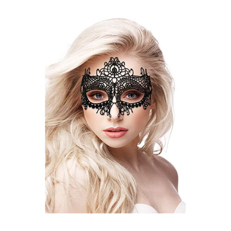 PRINCESS BLACK LACE MASK