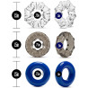 TRIPLE STRETCH  STAY HARD ANILLOS 3 PACK