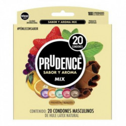 Condones Prudence mix sabor...