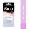 CONDONES SICO INVISIBLE CAJA CON 3