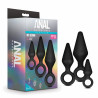 KIT LOOP PLUG   ANAL ADVENTURES  3 PIEZAS SILICON DILATADORES