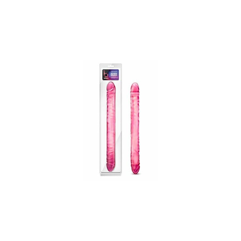 B Yours 18″ Double Dildo Pink