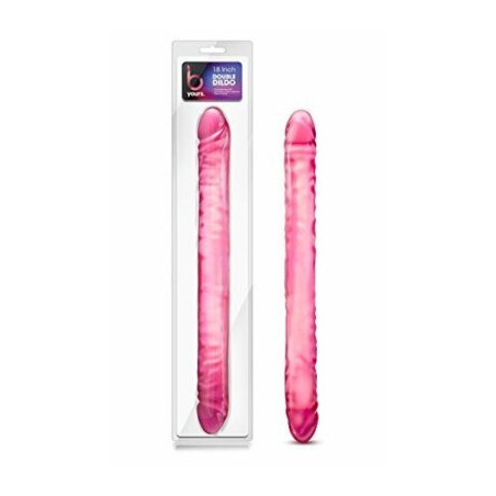 B Yours 18″ Double Dildo Pink