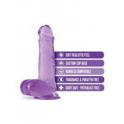 B YOURS  ROCK AND ROLL DILDO  MORADO