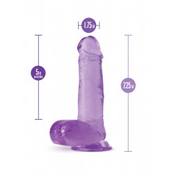 B YOURS  ROCK AND ROLL DILDO  MORADO