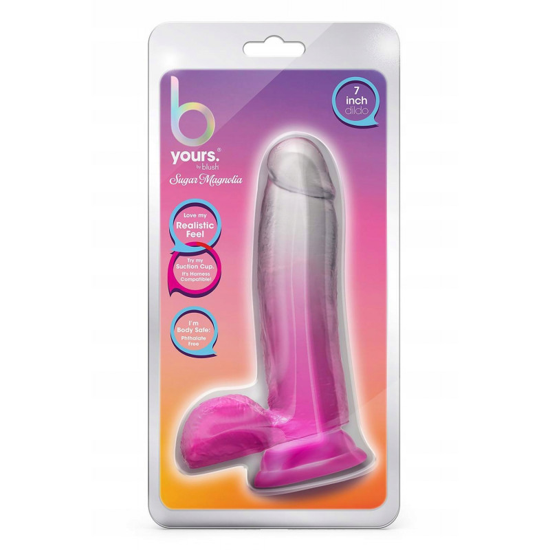 SUGAR MAGNOLIA  DILDO  CON TESTICULOS BICOLOR B YOURS