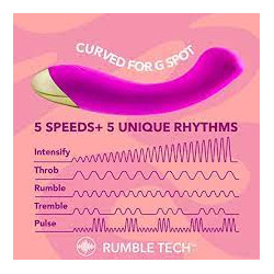 ARIA BANGIN AF VIBRADOR SILICONA  PLATINUM  10 FUNCIONES