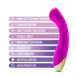 ARIA BANGIN AF VIBRADOR SILICONA  PLATINUM  10 FUNCIONES