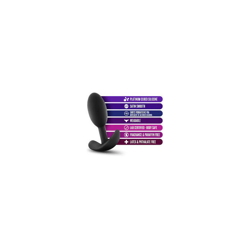 VIBRA SLIM PLUG SMALL  DILATADOR ANAL CON BALIN  ANAL ADVENTURES
