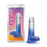 STELLA  BLUE DILDO  BICOLOR BLUSH
