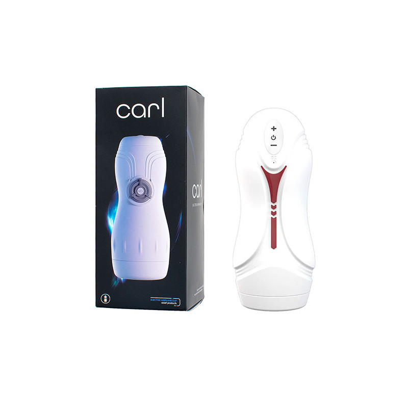 CARL MASTURBADOR VIBRADOR RECARGABLE CON SONIDO