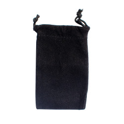 PLUG METAL CHICO CON GEMA Y BOLSA TERCIOPELO
