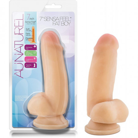 7"  SENSA FEEL  FAT BOY   DILDO REALISTA  AU NATUREL