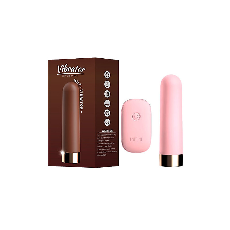 MILY VIBRATOR  BALA 10 FUNCIONES RECARGABLE