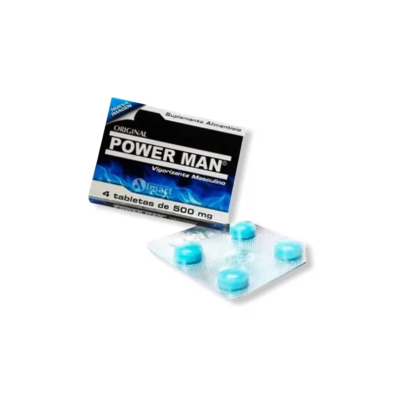 POWER MAN VIGORIZANTE 4 PASTILLAS