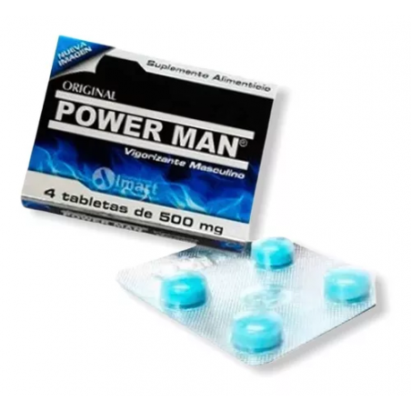 POWER MAN VIGORIZANTE 4 PASTILLAS