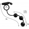 ANAL BEADS WITH VIBRATING C RING  ANAL ADVENTURES