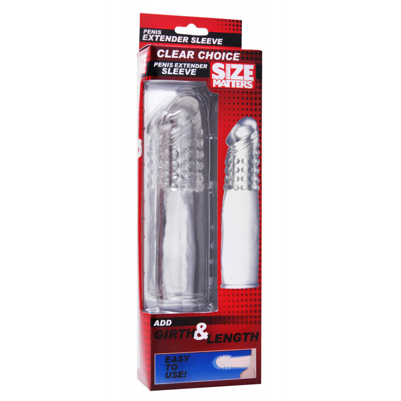 SIZE MATTER CLEAR CHOICE  FUNDA  EXTENSION