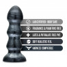JET BLACK JACK  CARBON METALIC  DILATADOR  ANAL