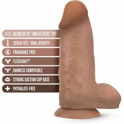 chub 10" Au  naturel mega dildo