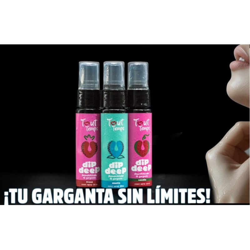 Dip Deep DESENSIBILIZADOR DE GARGANTA SPRAY 30 ML