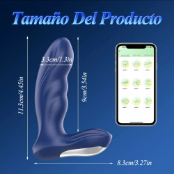 Analeitor  vibrador anal próstata controla con celular app