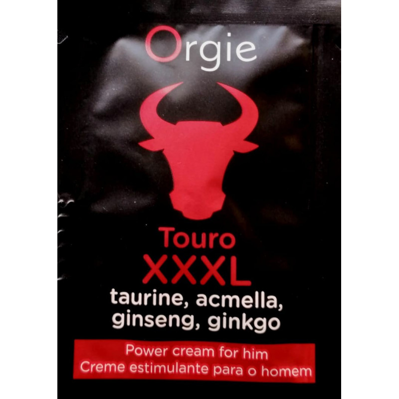 Crema aumenta potencia de Erección Touro XXXL sachet 2 ml SOBRE ORGIE