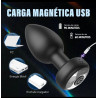 Briplug dilatador anal plug con vibración control desde su app de teléfono celular