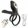 Anillo vibrador con penetración para parejas recargable