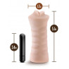 Angie masturbador forma de boca con bala vibradora m for men