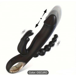 Triple sex angel III SUBE Y BAJA VIBRADOR ANAL VAGINAL Y CLÍTORIS RABBIT